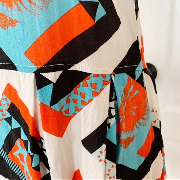 Something Else by Natalie Wood Abstract Pattern Dress Sz 4 - Picture 6 of 8